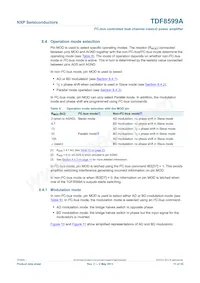 TDF8599ATH/N2CY Datasheet Page 11