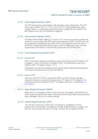 TEA19032BAAT/1J Datasheet Page 18