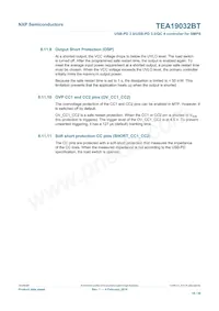 TEA19032BAAT/1J Datasheet Pagina 19