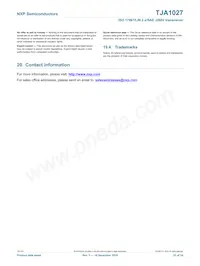 TJA1027T/20/1J Datasheet Page 23