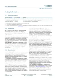 TJA1057T/1Z Datasheet Pagina 23