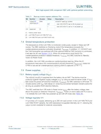 UJA1169LTK/X/FZ Datasheet Page 17