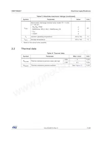 VNH7040AYTR Datasheet Page 11