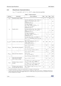 VNH7040AYTR Datasheet Page 12