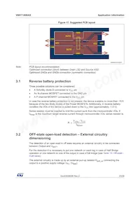 VNH7100BASTR Datasheet Pagina 23