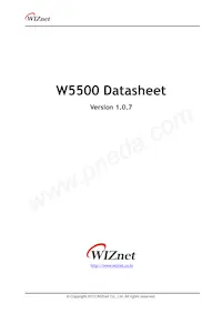 W5500 Datasheet Copertura