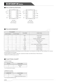XC9136N50CDR-G數據表 頁面 2