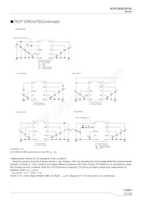 XC9136N50CDR-G Datasheet Pagina 21