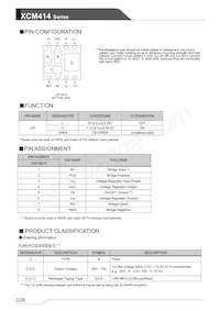 XCM414B120D2-G Datasheet Pagina 2