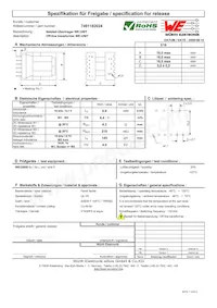 7491182024 Datasheet Cover