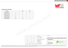 7491196501 Datasheet Page 2