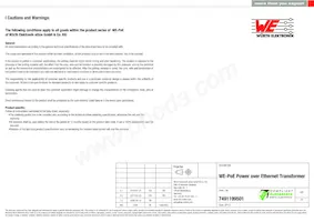 7491199501 Datasheet Page 4