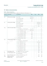 74AUP2G126GD Datasheet Page 6