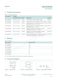 74LVC2G34GN Datasheet Page 2