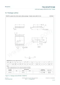 74LVC4T3144PWJ Datasheet Page 23