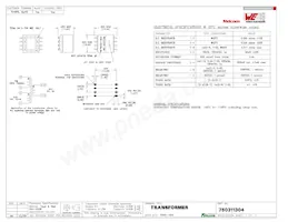 750311304 Datasheet Cover