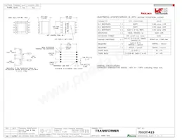 750311423 Datasheet Copertura