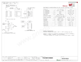 750311525 Datasheet Cover