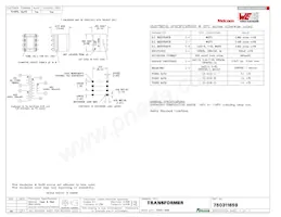 750311659 Datasheet Cover