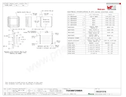 750311715 Datasheet Copertura