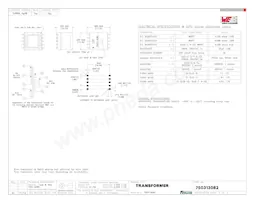 750313082 Datasheet Cover