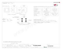 750314745 Datasheet Copertura