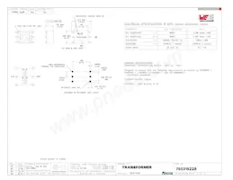 750315228 Datasheet Copertura