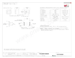 750315829 Datasheet Copertura