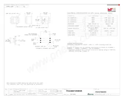 750315830 Datasheet Cover