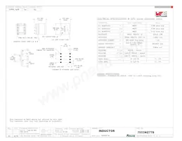 750342779 Datasheet Copertura