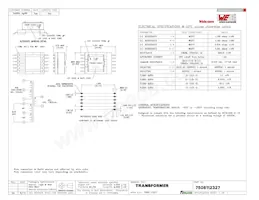 7508112327 Datasheet Cover