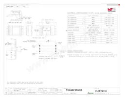 7508112510 데이터 시트 표지