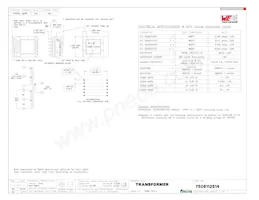 7508112514 Datasheet Cover