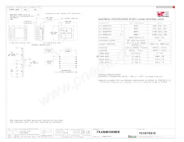 7508112515 Datasheet Copertura