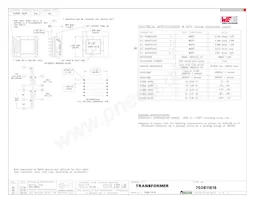 750811616 Datasheet Copertura