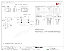 750813530 Datasheet Cover