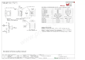 750815047 Datasheet Cover