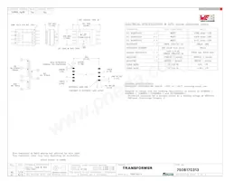 7508170313 데이터 시트 표지