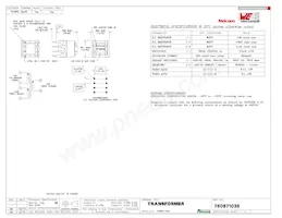 750871035 Datasheet Cover