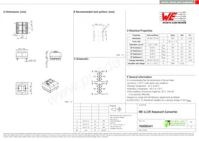 760895441 Datasheet Cover