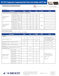 AB-RTCMC-32.768KHZ-EOZ9-S3-DBT Datasheet Pagina 2