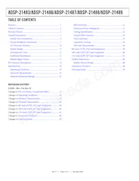 AD21488WBSWZ402 Datasheet Page 2