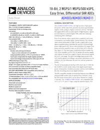 AD4003BRMZ-RL7 Datasheet Copertura