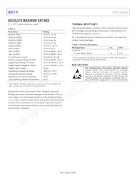 AD4111BCPZ-RL7 Datasheet Page 10