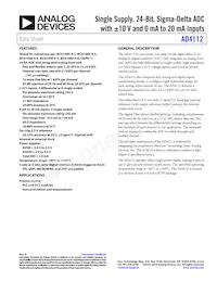 AD4112BCPZ-RL7 Datasheet Copertura