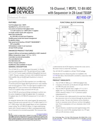 AD7490SRU-EP-RL7 Datenblatt Cover