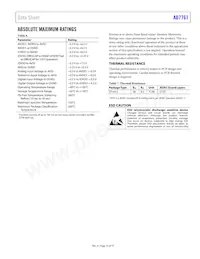 AD7761BSTZ-RL7 Datasheet Page 15