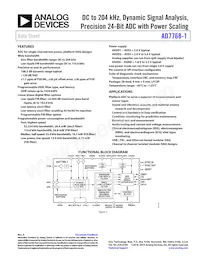 AD7768-1BCPZ-RL7 Datasheet Cover