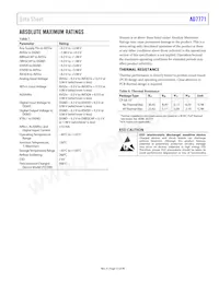 AD7771-4BCPZ-RL Datasheet Page 13
