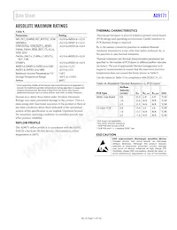 AD9171BBPZRL Datasheet Page 11